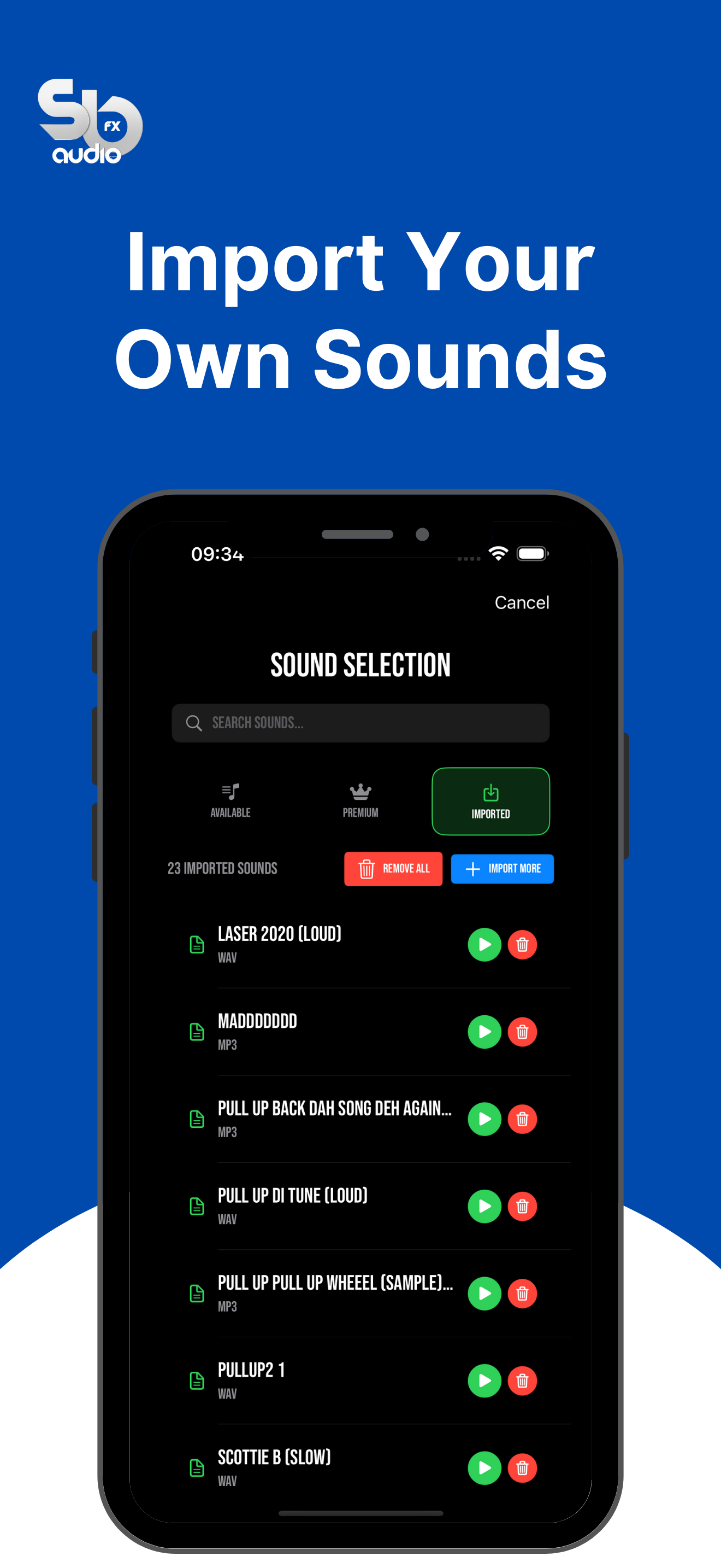 SB AUDIO FX