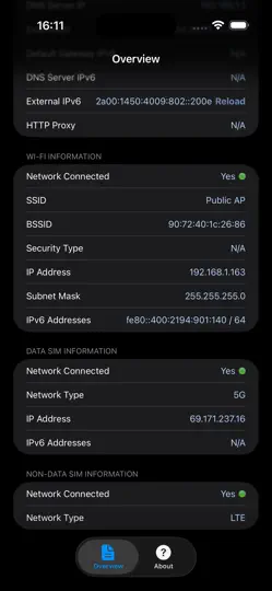 Screenshot von System Status: Hw Monitor auf dem iPhone 4