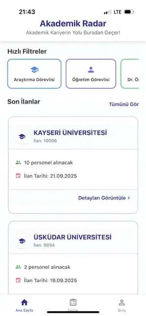 Akademik Radar screenshot 1