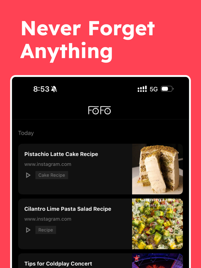 Fofo – AI Save  Organize