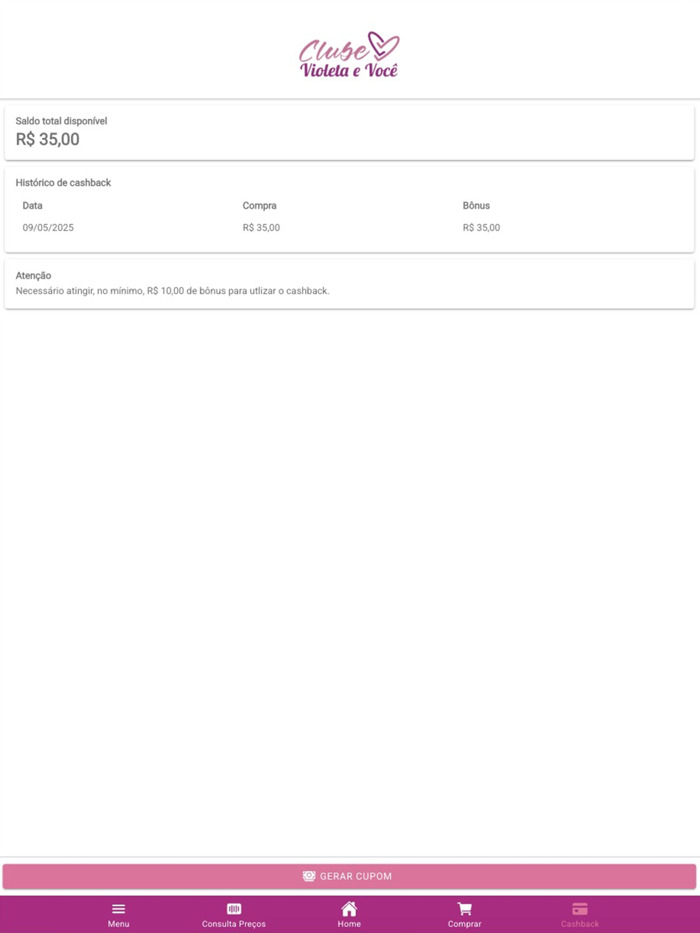 Clube Violeta e Você