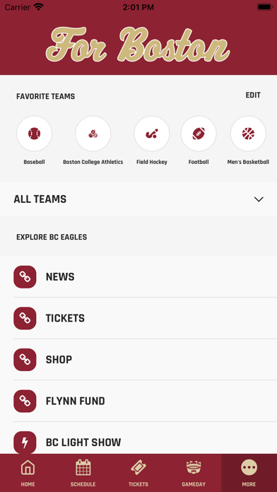 BC Athletics Screenshot