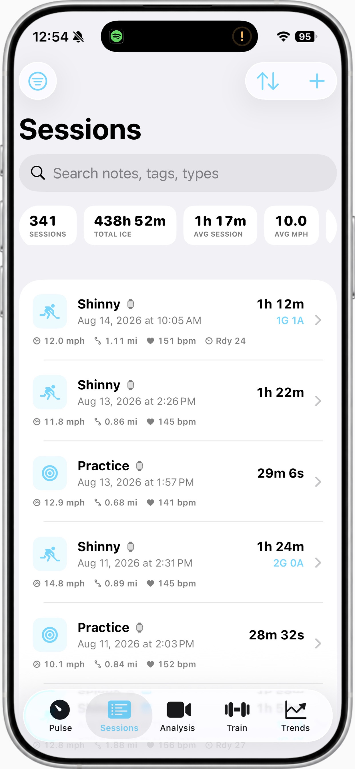 Screenshot 2 of IcePulse Fitness