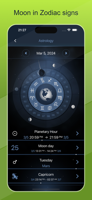 ‎Deluxe Moon Pro • App & Widget Screenshot