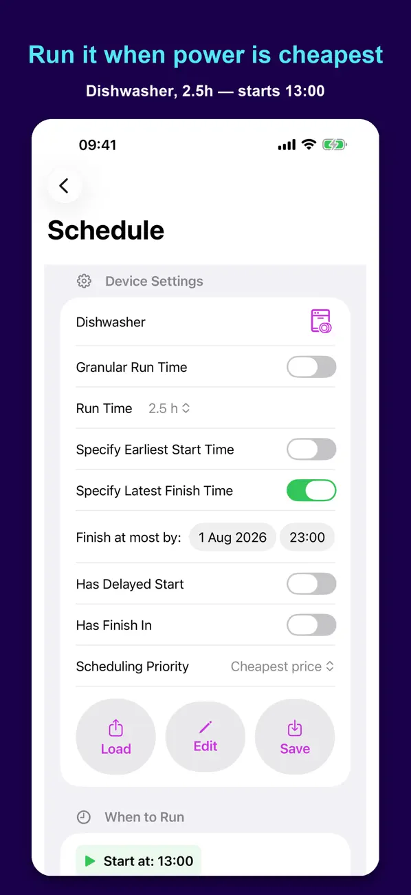 Screenshot #1 pour WattSaver for Octopus Energy