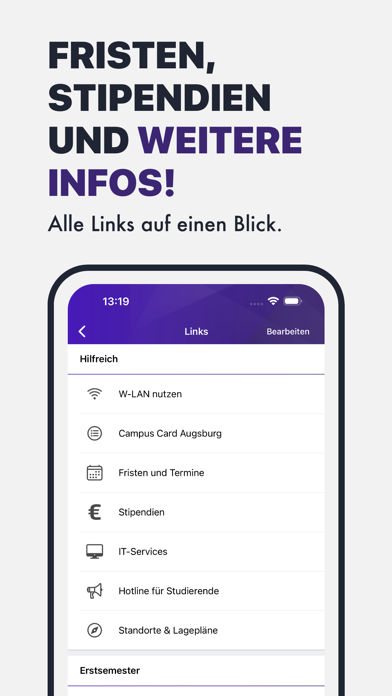 UniAugsburg App screenshot