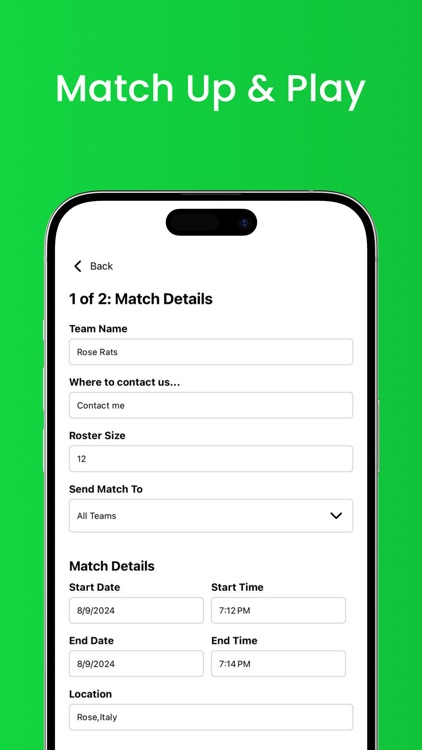 SQUAD: Sports Matchmaker