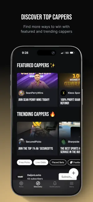 Winible: Expert Sports Picks iPhone screenshot 1