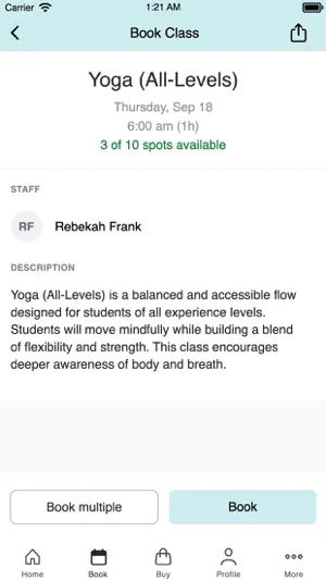 Light On Yoga Fitness screenshot 3