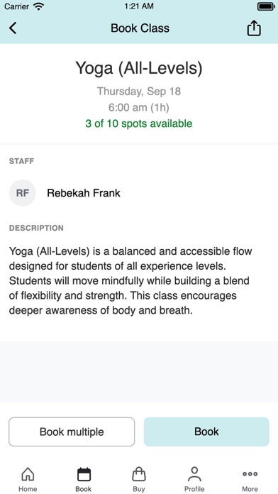 Light On Yoga Fitness screenshot