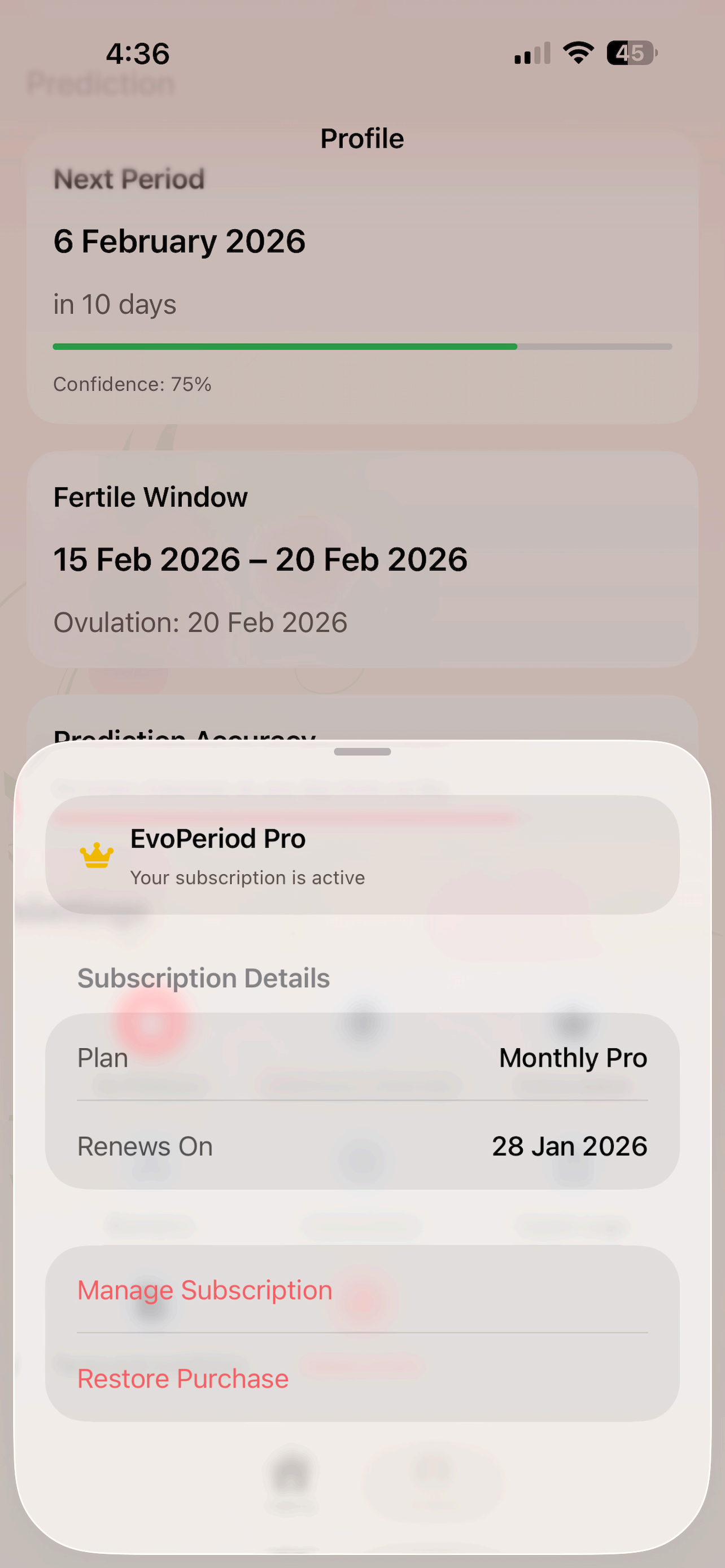 EvoPeriod