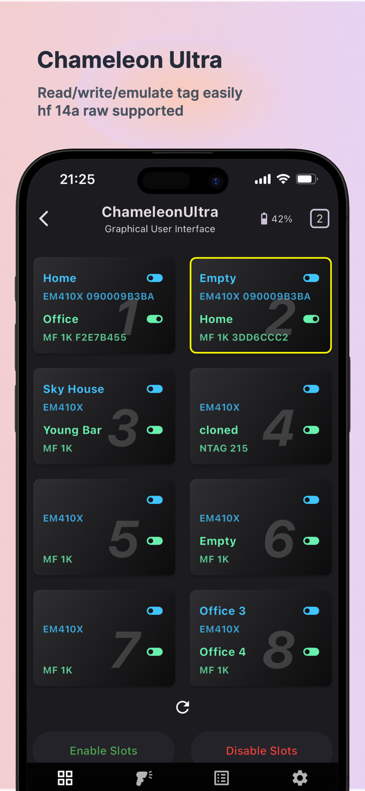 MTools BLE RFID Reader screenshot 2