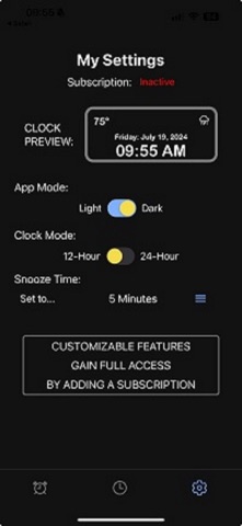 Cosmosis Alarm iPhone screenshot