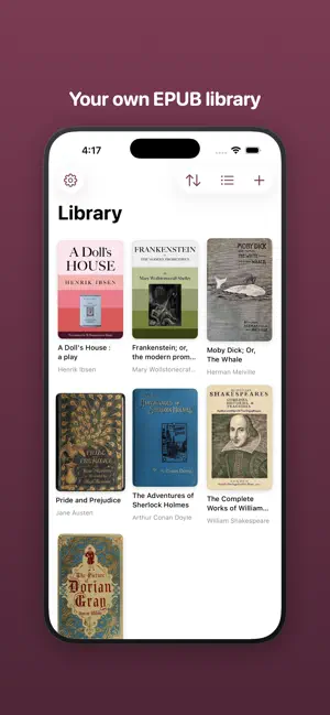 Timebound EPUB Reader screenshot 1
