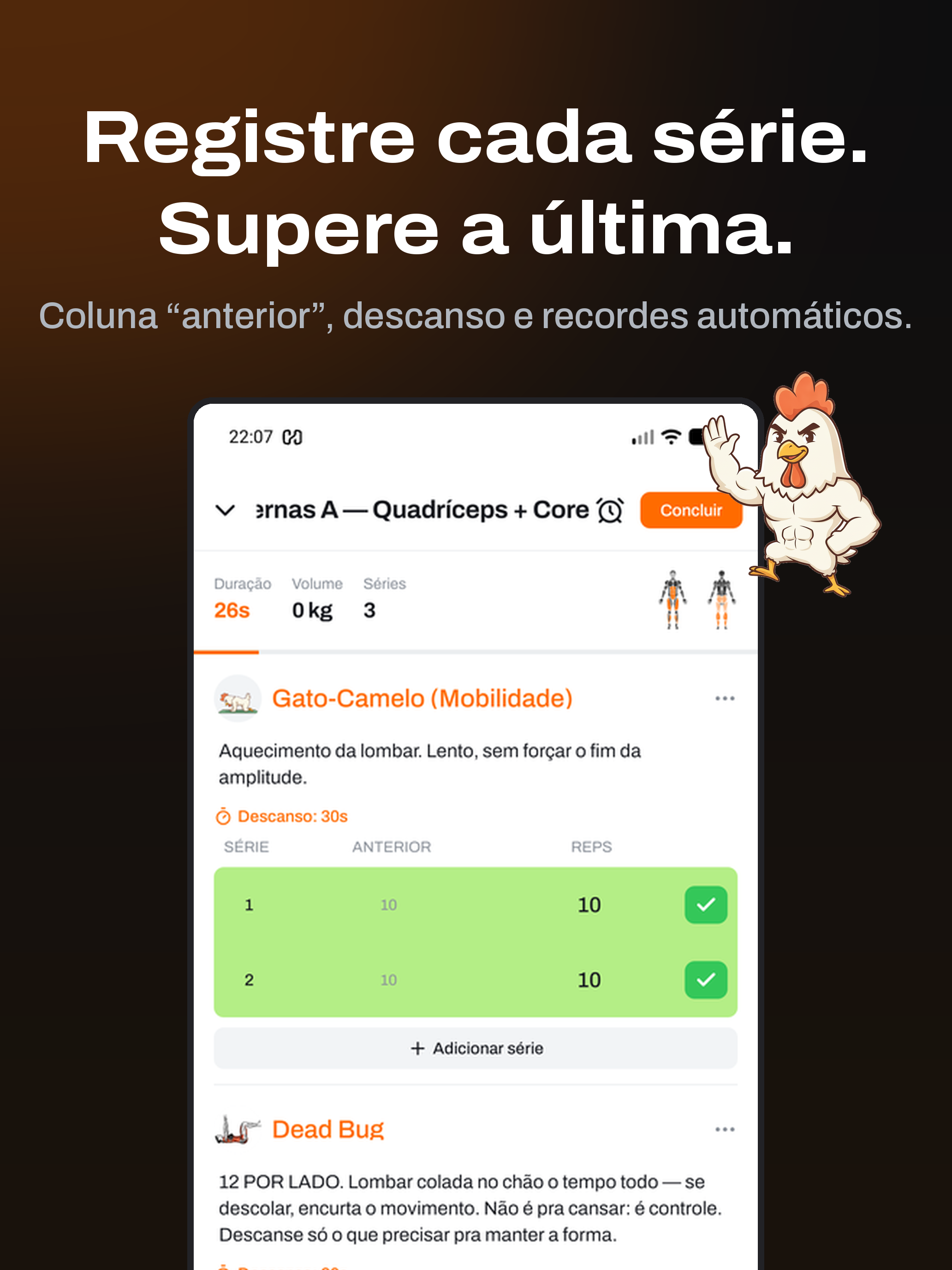 Frango: Treino e Academia screenshot 10