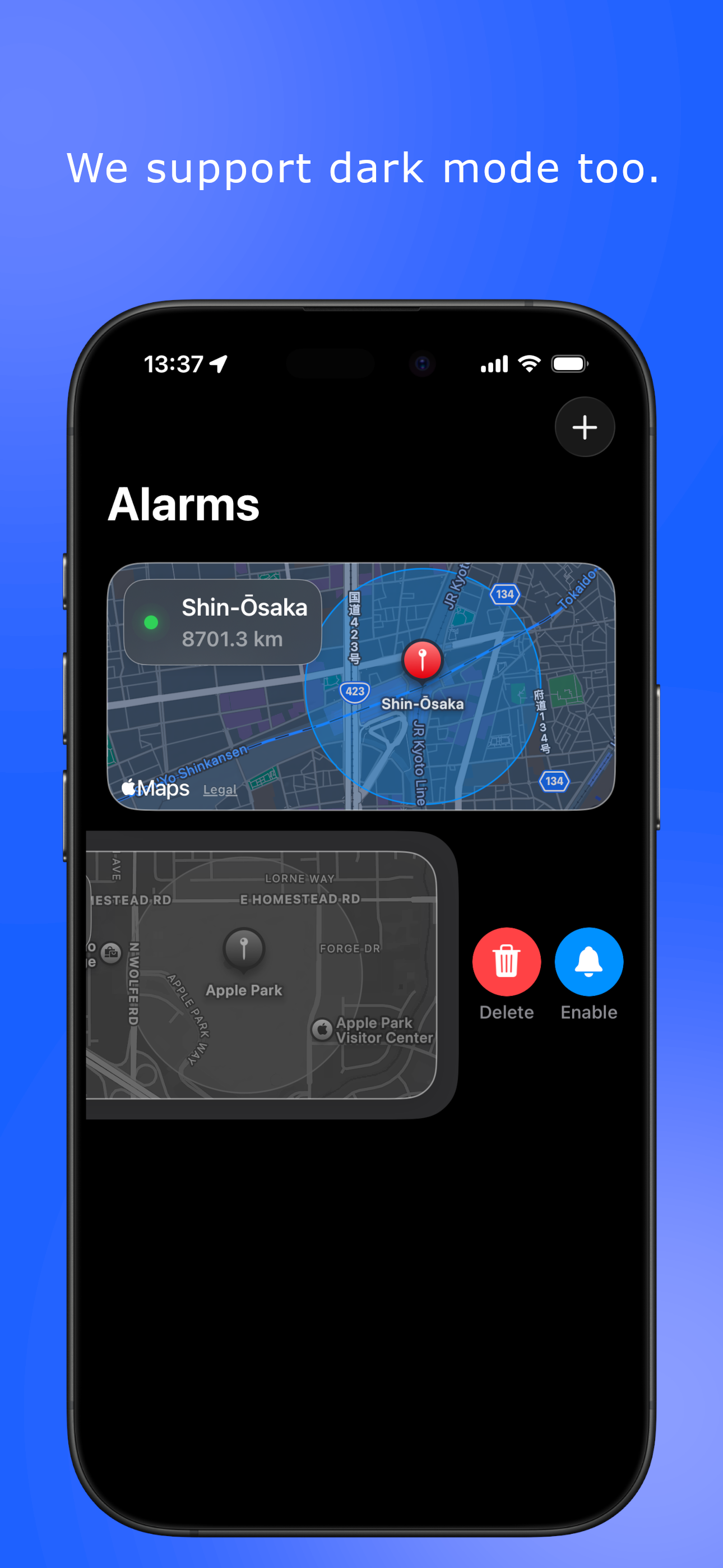 Arrive: Location Alarms