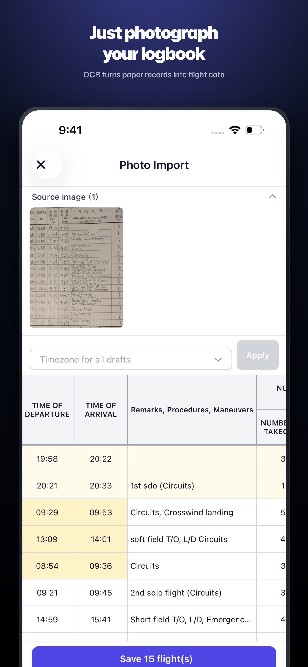 Screenshot 4 of SquawkHub: Digital Flight Logs