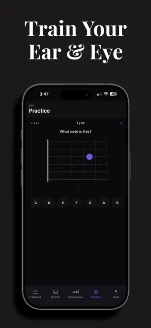 Fretionary screenshot 1