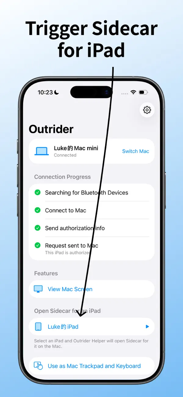 Screenshot #2 pour OutriderApp
