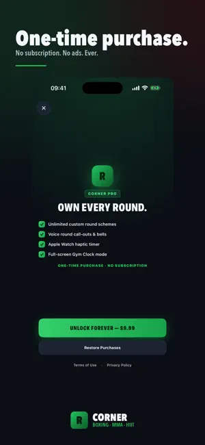 Corner: Boxing Round Timer screenshot 3