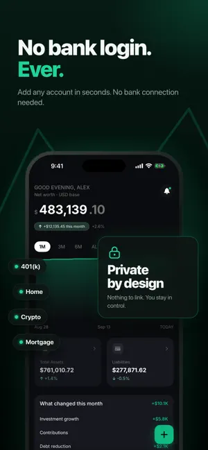 Wealth Atlas Net Worth Tracker screenshot 2