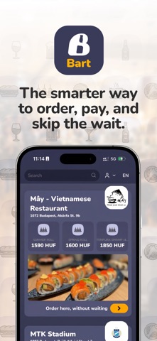 Bart app screenshot