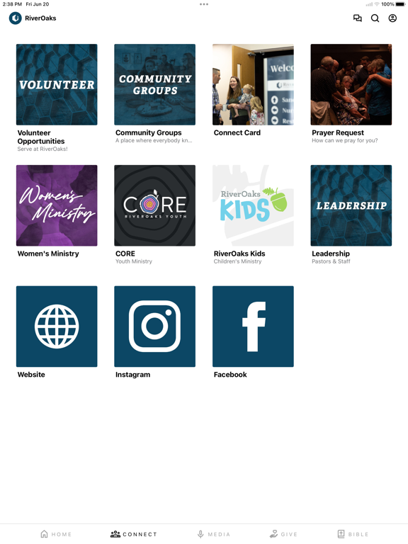 RiverOaks Presbyterian Church iPad screenshot 2 - Education app
