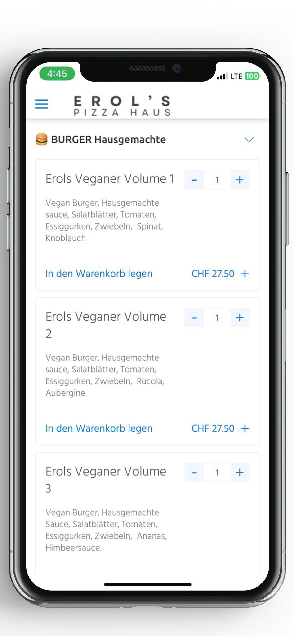 Erols Pizza Haus screenshot 2