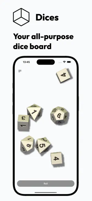 Dices - Simple dice roller screenshot 1