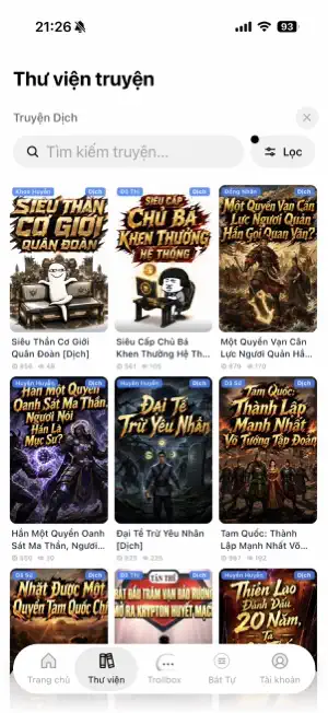 Si Truyện iPhone screenshot 5