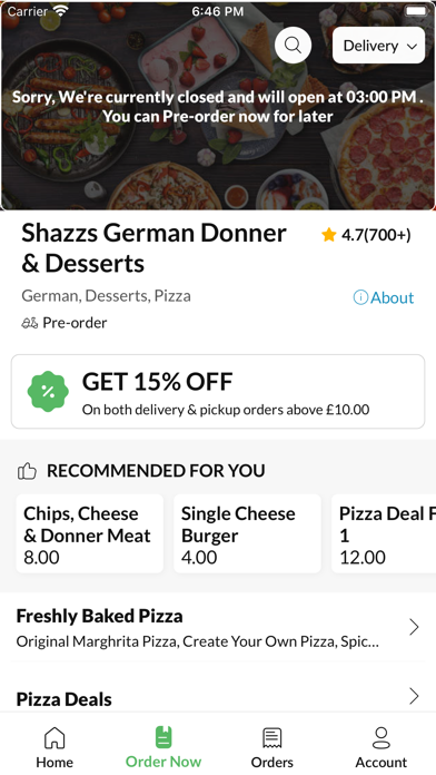 ShazzsGermanDonner & Dessert Screenshot