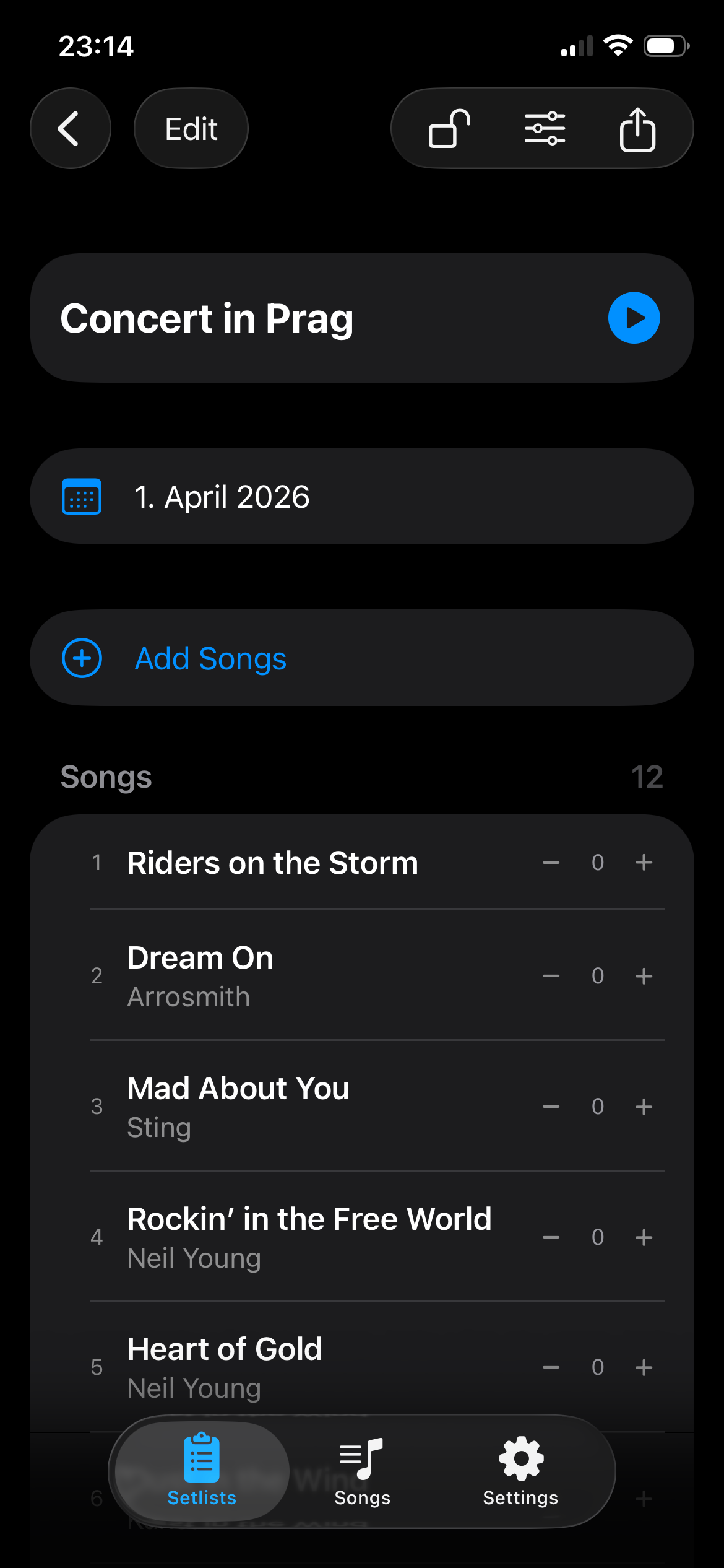 Gig Songbook