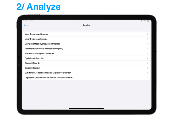 Screenshot #5 pour Psychological Symptom Analyzer