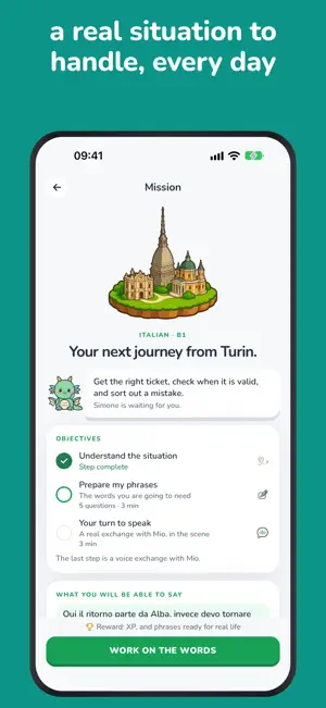 Mio: AI Language Tutor screenshot 1