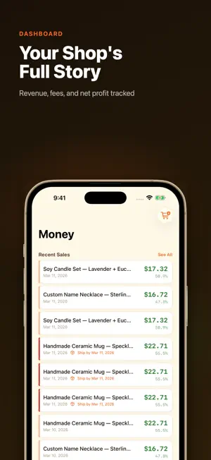 Seller Profit Tracker - Booth screenshot 3