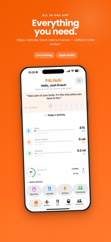 FitLifeAI: AI Coach & Macros screenshot