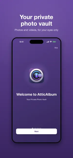 AtticAlbum: Encrypted Photos screenshot 1