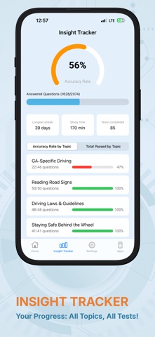 Georgia DMV Practice Test iPhone screenshot