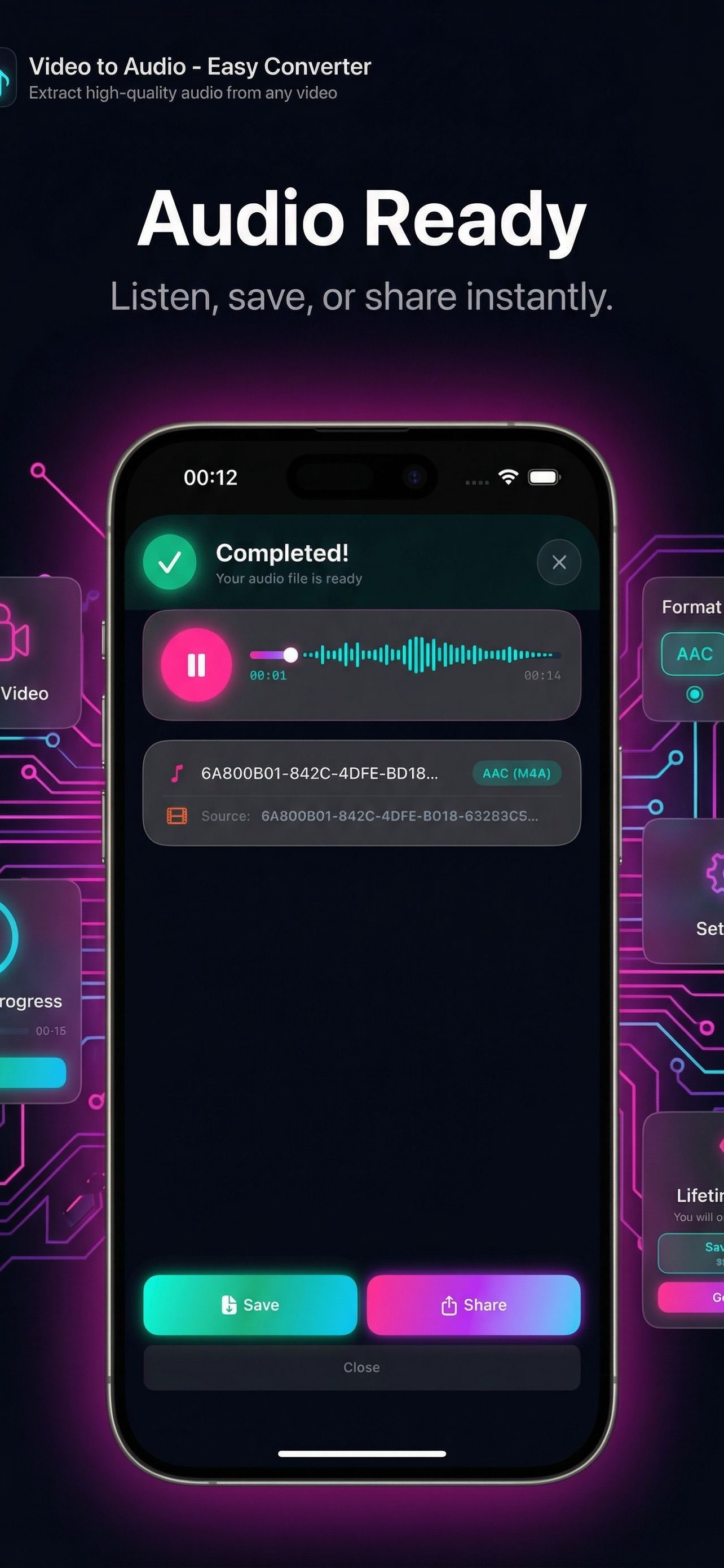 Video to Audio: Easy Converter screenshot 4