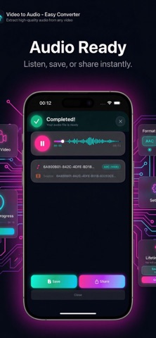 Video to Audio: Easy Converter screenshot