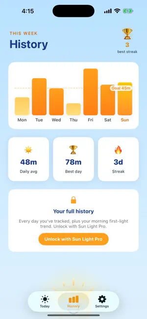 Sun Light - Daylight Tracker screenshot 1