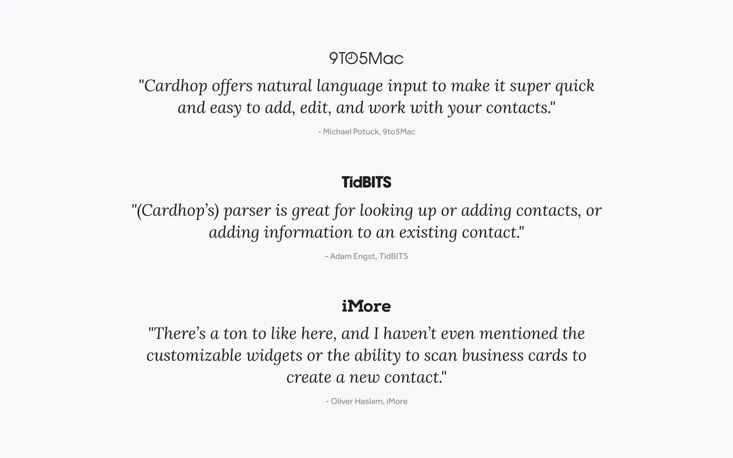Cardhop, App Store screenshot 8
