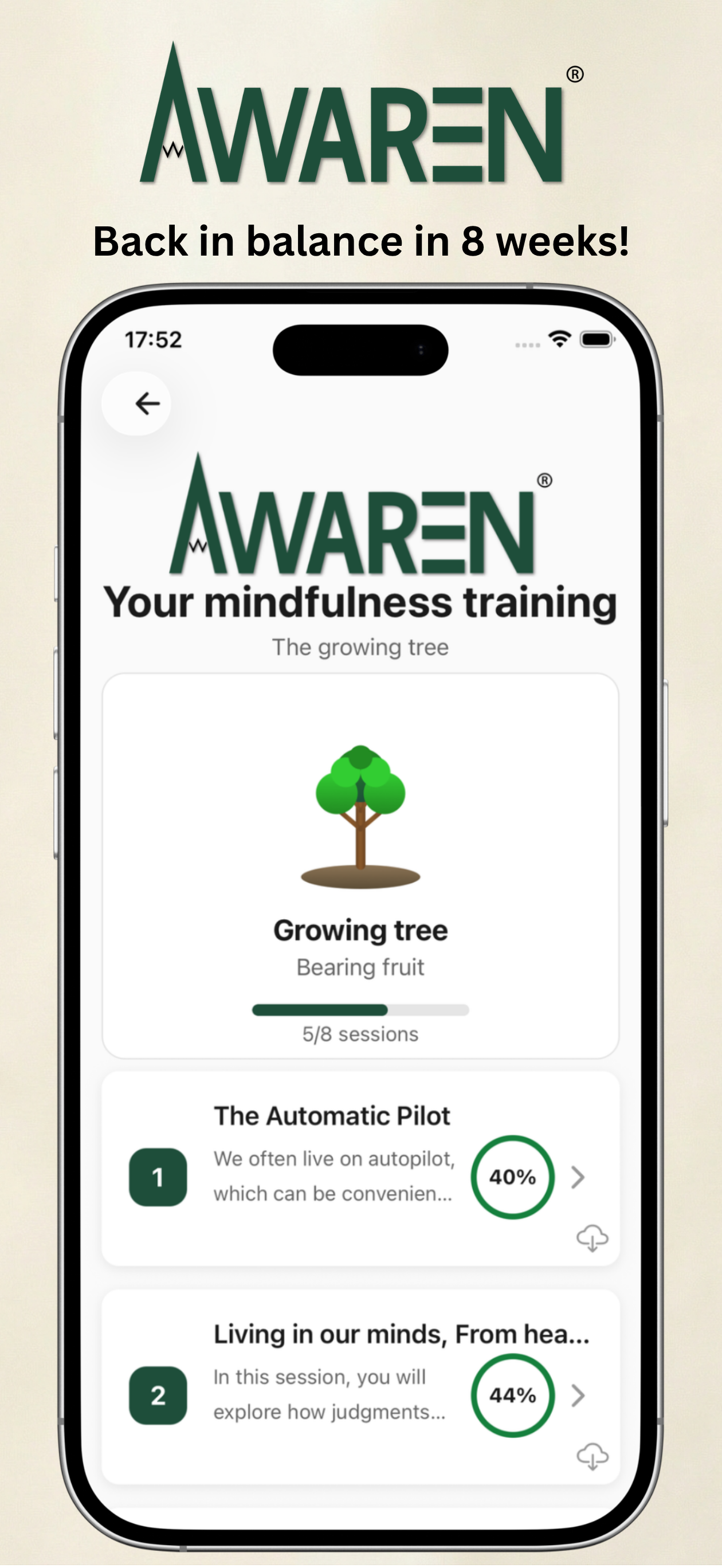 Awaren: Mindfulness MBSR screenshot 5