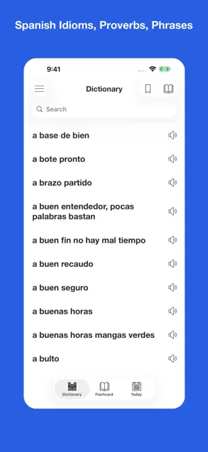 Spanish Idiom Dictionary screenshot 1
