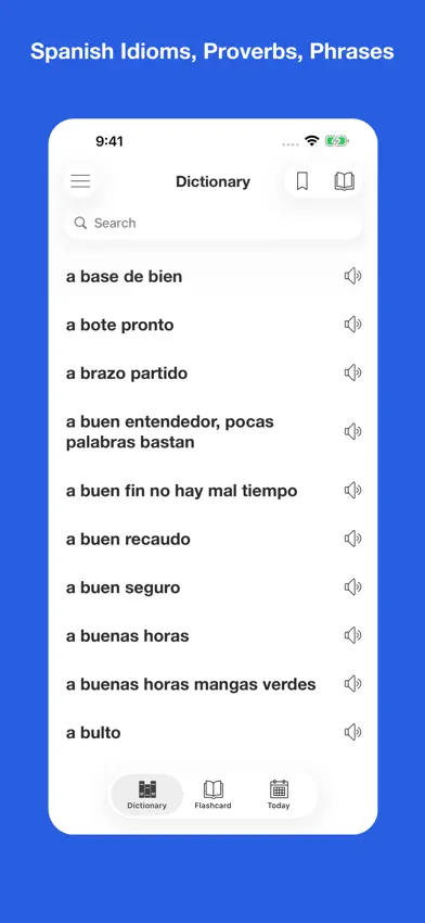 Spanish Idiom Dictionary screenshot 1