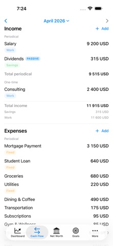 Wortly – Net Worth Tracker screenshot