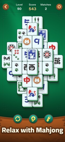 Ultra Mahjong Solitaire Game iPhone screenshot