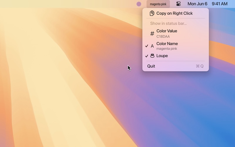 Screenshot #1 pour Color Peeker