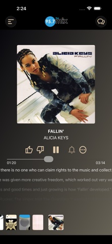 95.7 The Mix LIVE Screenshot 1 of 5