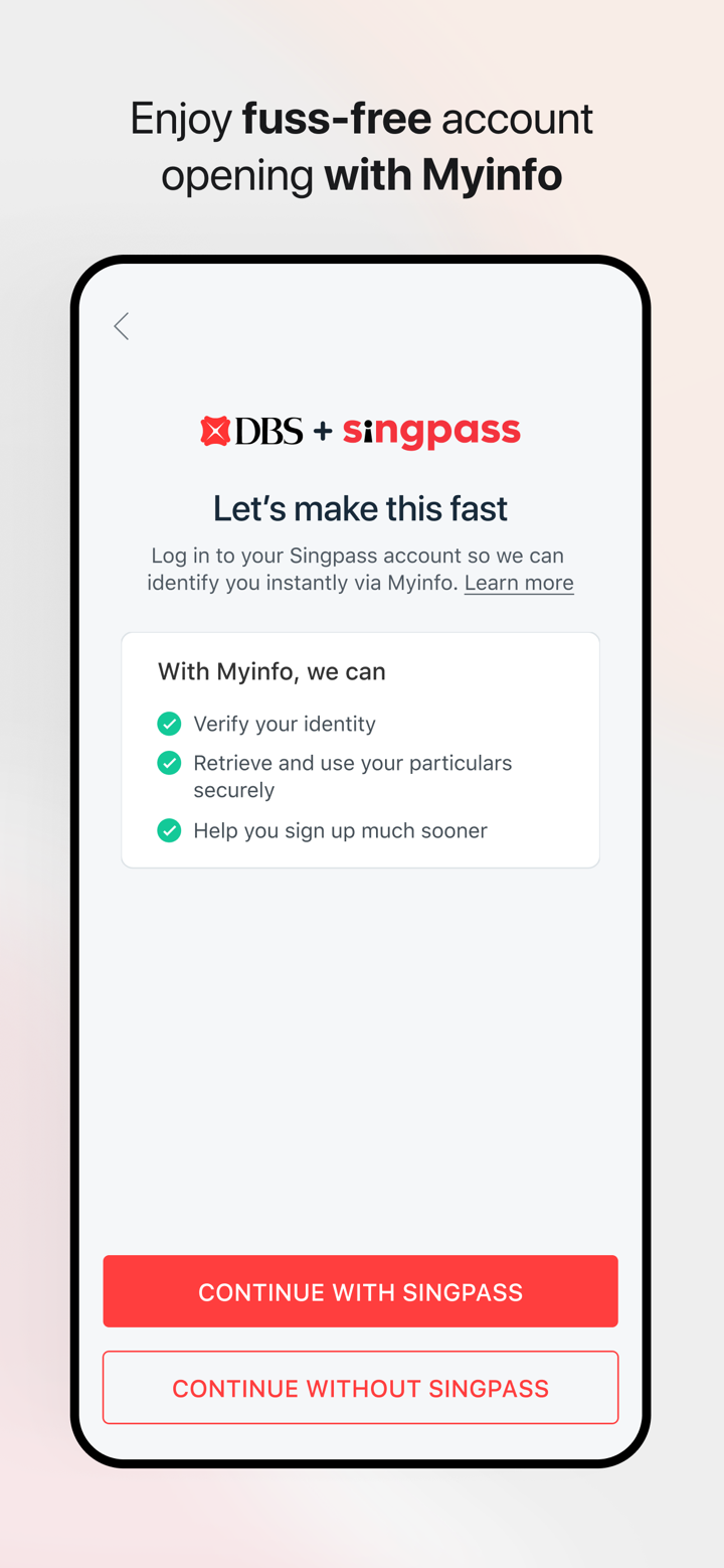 DBS digibank screenshot 2